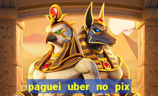 paguei uber no pix e nao achou motorista